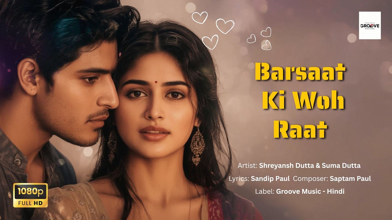 Barsaat Ki Woh Raat | Heart Touching Romantic Song | 80s–90s Bollywood Vibe