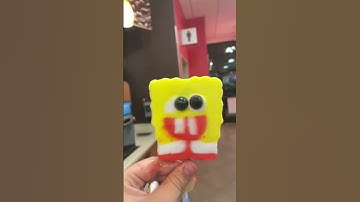Trying to find the perfect SpongeBob popsicle part one the left Eye was a little derpy