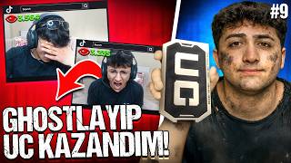 UC'SİZ HESAPLA KEKO YAYINCIYI GHOSTLADIM! UC KAZANDIM! #9