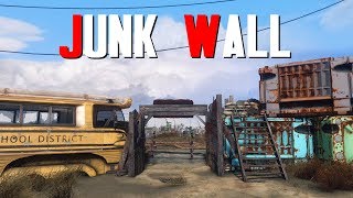 Fallout 4 Settlement Build: Junk Wall