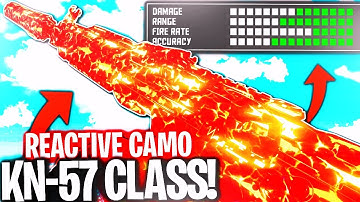 new REACTIVE CAMO MAKES the KN-57 CLASS GODLIKE! (BEST KN-57 CLASS SETUP ON BO4)
