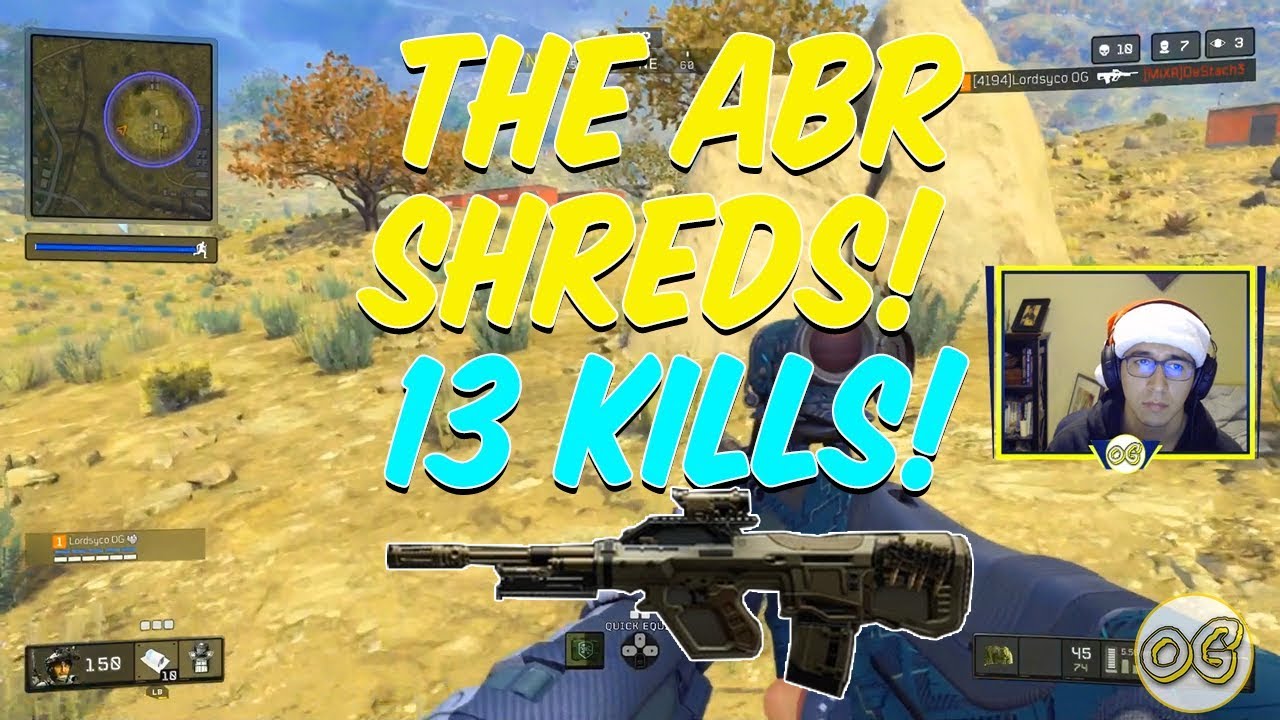 Best Gun in Blackout (ABR)! | 13 Kill Win (COD Black Ops 4)