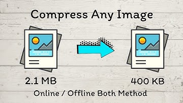 Resize Any Image | Compress Any Image Without Losing Much Quality | Online / Offline Both Method