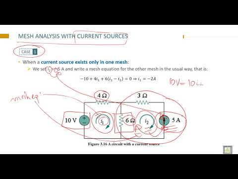 Electrical Engineering - 1 | C3-L6 | Mesh Analysis With Current Sources