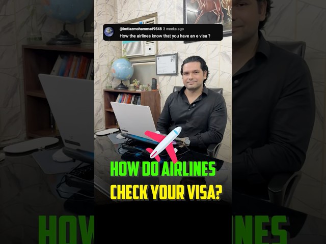 How Airline Know if Your Visa is Valid!  #visaready #visaprocess #airlinetravel #schengenvisa