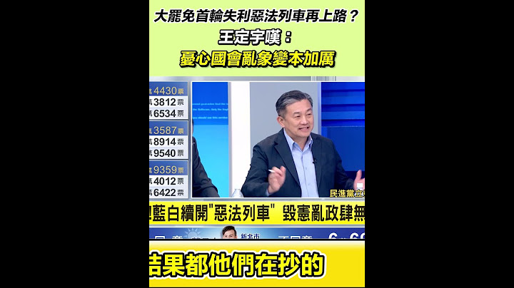 726大罷免／大罷免首輪失利惡法列車再上路？王定宇嘆：憂心國會亂象變本加厲｜三立新聞網 SETN.com
