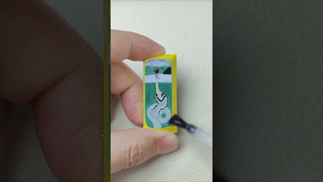 Draw Hand Sea Monster on the keyboard