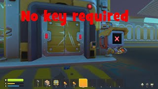 Get into a warehouse without a key - Scrap Mechanic Survival | no key required