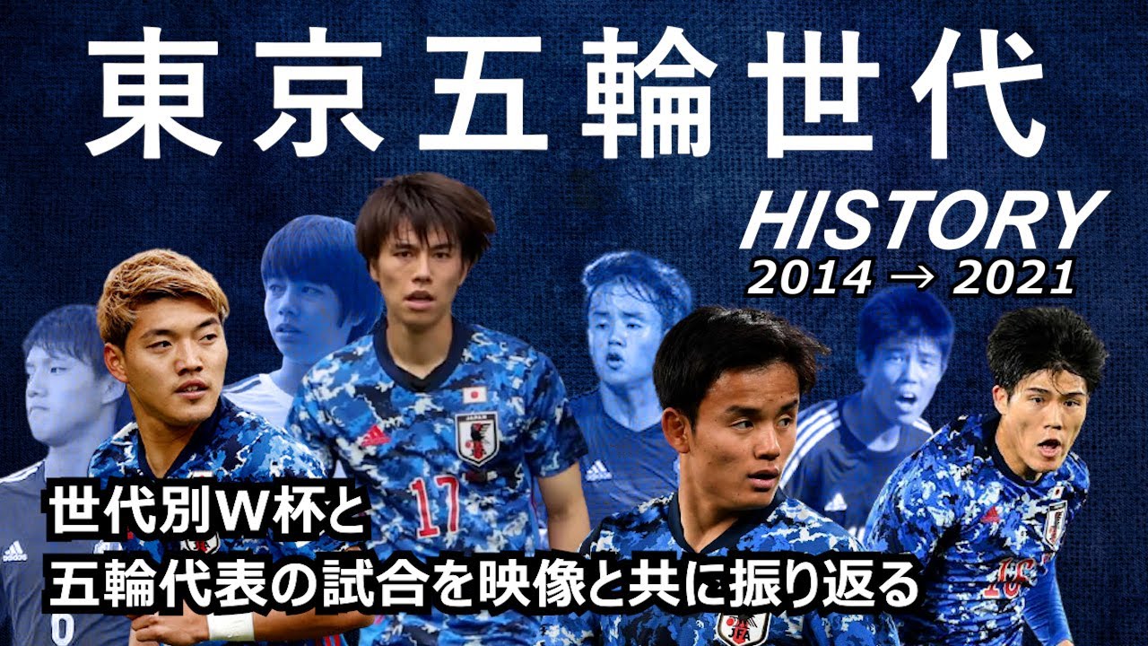 東京五輪世代HISTORY　東京五輪、そしてカタールW杯へと続く道