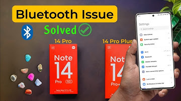 How to fix Bluetooth Problem in Redmi Note 14 Pro /  Redmi Note 14 Pro Plus