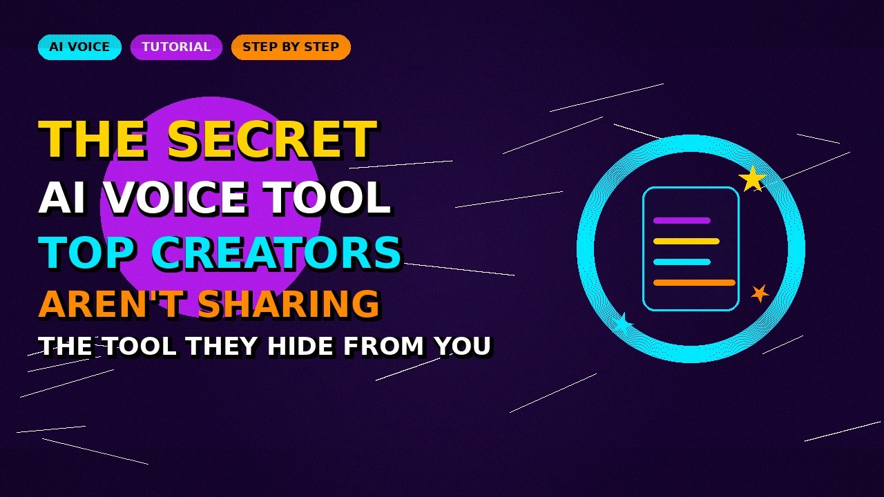 The Secret AI Voice Tool Top Creators Aren't Sharing