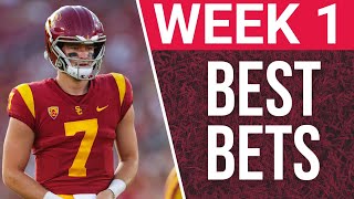 College Football Week 1 Best Bets, Picks and Predictions!