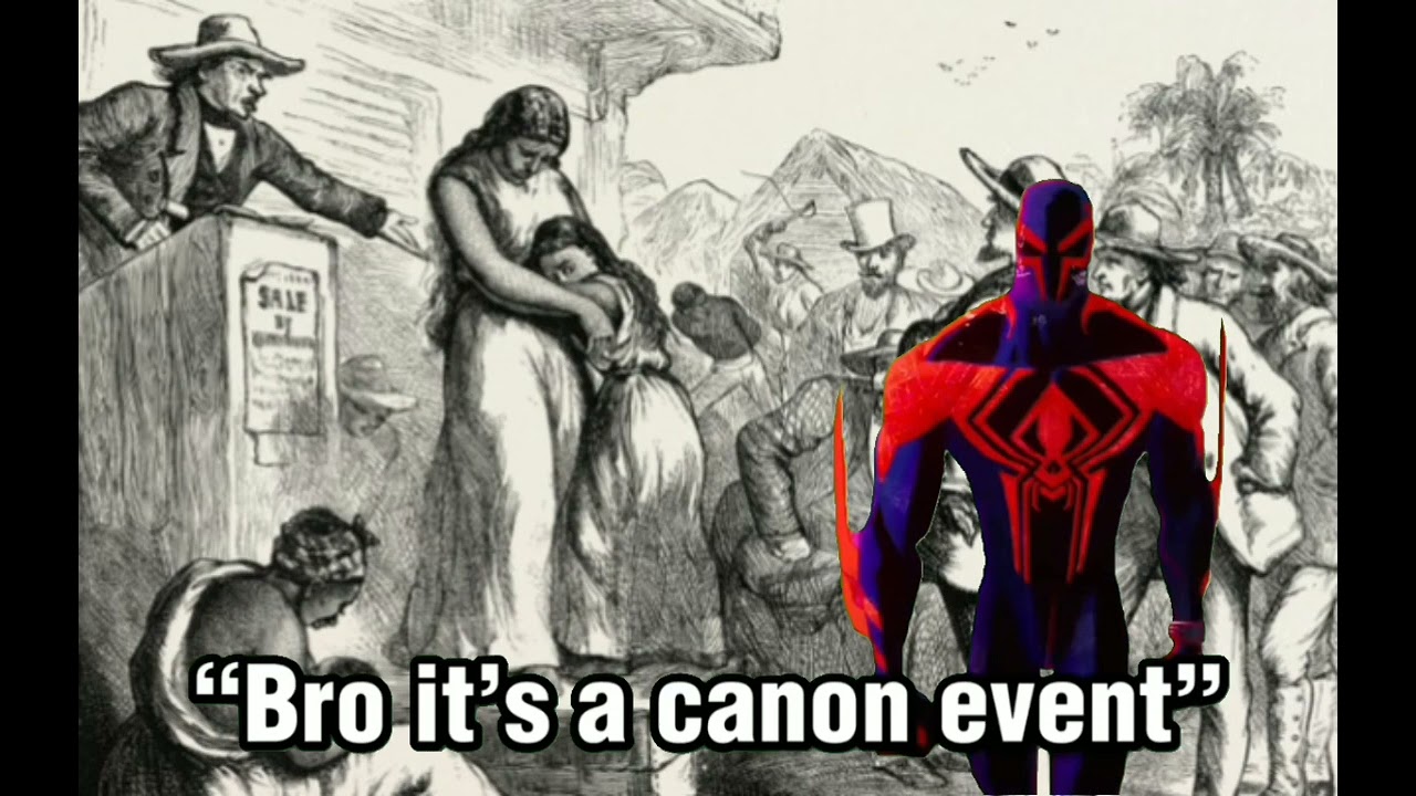 Going back in time to stop slavery but Spiderman 2099 is there...