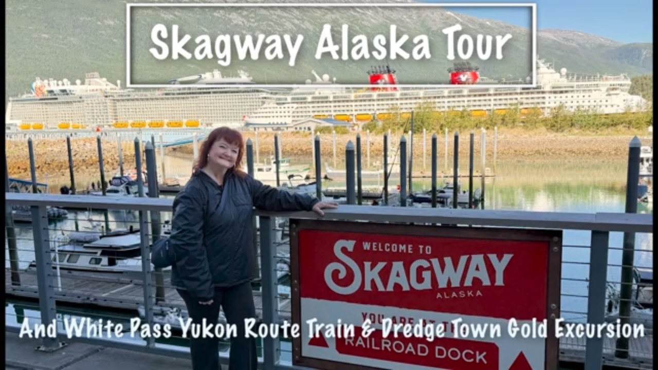 Skagway Alaska Tour plus White Pass Yukon Train & Dredge Town Gold Panning