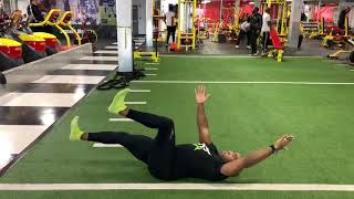 Bent Knee Contralateral Dead Bug