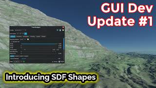 [NVL #59] GUI Update: Implementing widget tooltips, SDF shapes rendering and ScrollArea widget