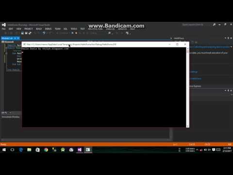 Aplikasi console dengan VB.NET