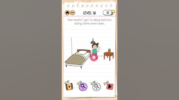 Fitness with Cindy Level 18, she must not get to sleep before doing some exercises, Brain Test 2