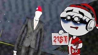 Billard with Slenderman? | 21. December, Merry Scary Christmas! | SlenderMan Winter Edition screenshot 2