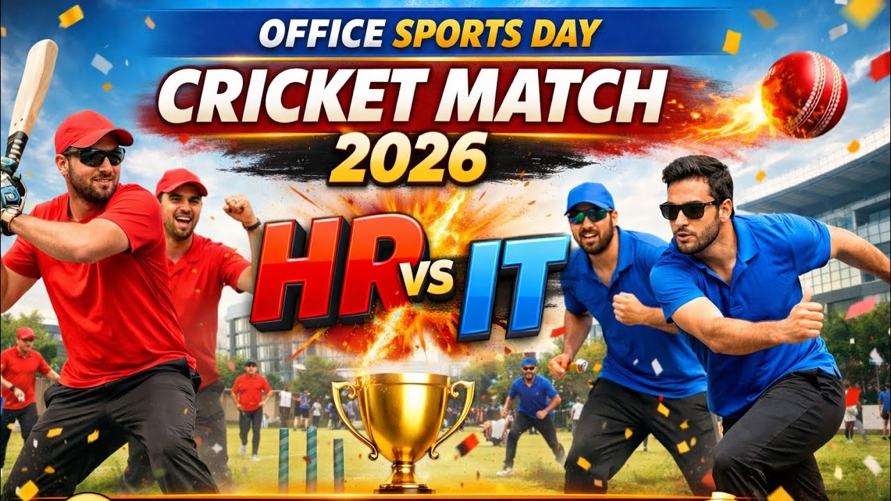 Office Sports Day Cricket Match 2026 | Full Match Highlights | Delhi bulls vs Biomedical blast 🏆
