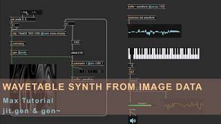 Wavetable Synth from Image Data in Max/MSP (gen~ Tutorial)