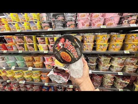 I make 20 $ premium combos from Korean convenience store 🍜🥤🇰🇷