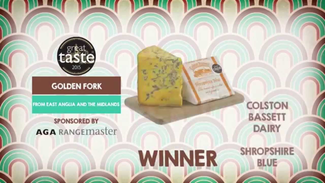 Golden Fork from East Anglia & the Midlands - Shropshire Blue - Colston Bassett Dairy