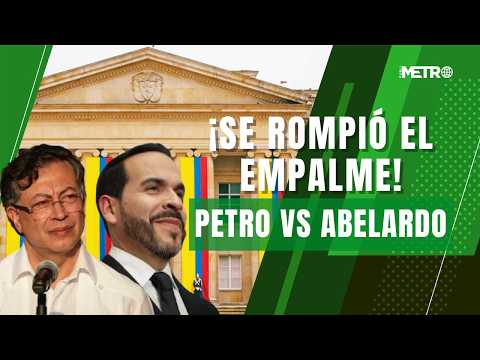 ⁣¡Rompen relaciones! Se suspende el empalme entre Abelardo De La Espriella y Gustavo Petro
