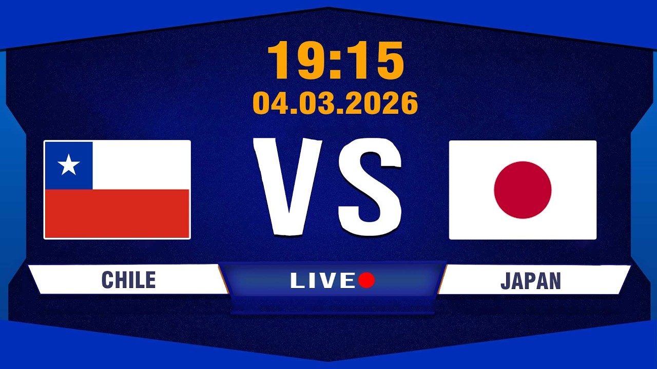 🔴 Chile vs Japan | End-to-End Pace, Pure Drama