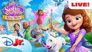 🔴 LIVE 24/7! Sofia the First: Royal Magic Full Episodes & Magical Friends Shorts! 👑✨ | @disneyjr