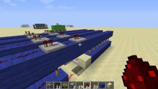 [Minecraft Tutorial] Piston Door With Combination Lock
