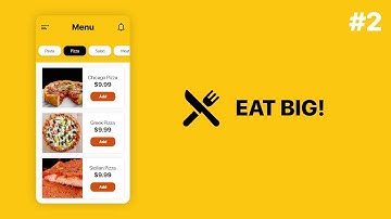 Adobe XD to Android Studio - Food Menu App | Part 2