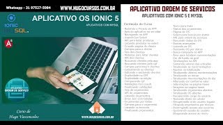 Aplicativo Ordem de Serviços - Aula 01 - Ionic 5 e Angular 8