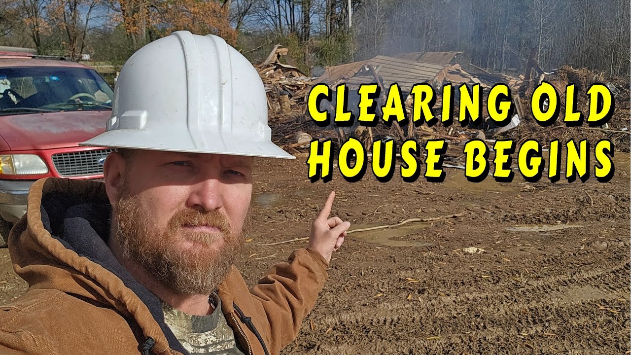 PHASE 1 STARTS |tiny house, homesteading off-grid cabin build, DIY HOW TO sawmill tractor tiny cabin