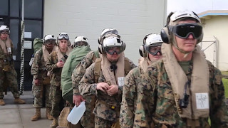 Marines, Sailors conduct a quick response drill on Okinawa