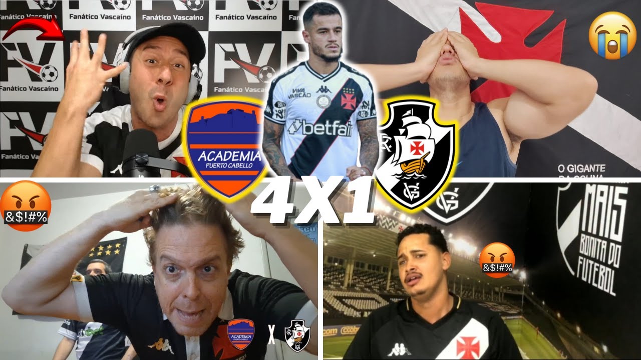 REAÇÕES DOS VASCAINOS AMASSADOS E HUMILHADOS- PUERTO CABELLO 4X1 VASCO- SULAMERICANA 2025