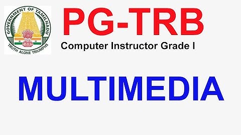 PG TRB MULTIMEDIA | VIBRANT ONLINE ACADEMY