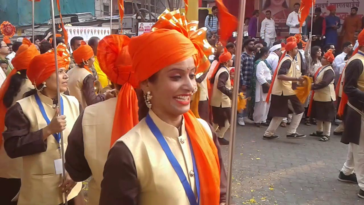 Beautiful Indian girls playing Nasik Dhol