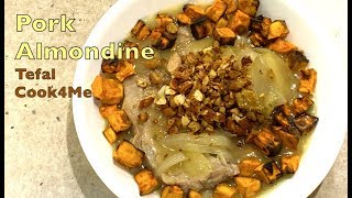 Pork Almondine, Tefal Cook4Me cheekyricho cooking video recipe. ep.1,234