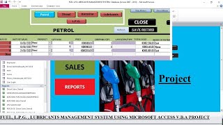 Fuel Station Management System Full Coverage using Microsoft Access