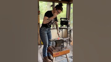 Bottle opener with a walnut handle❤️‍🔥 #blacksmith#blacksmithing#bottleopener#wood#woodworking