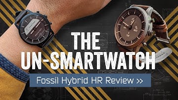 Fossil Hybrid HR Review: The Undercover Smartwatch