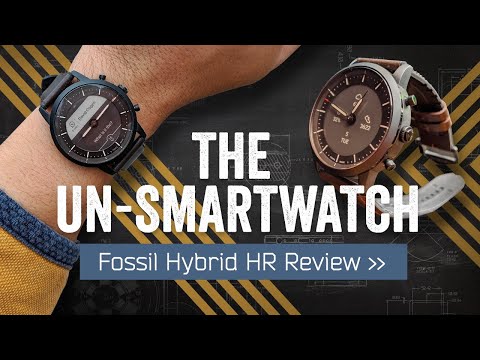 Fossil Hybrid HR Review: The Undercover Smartwatch