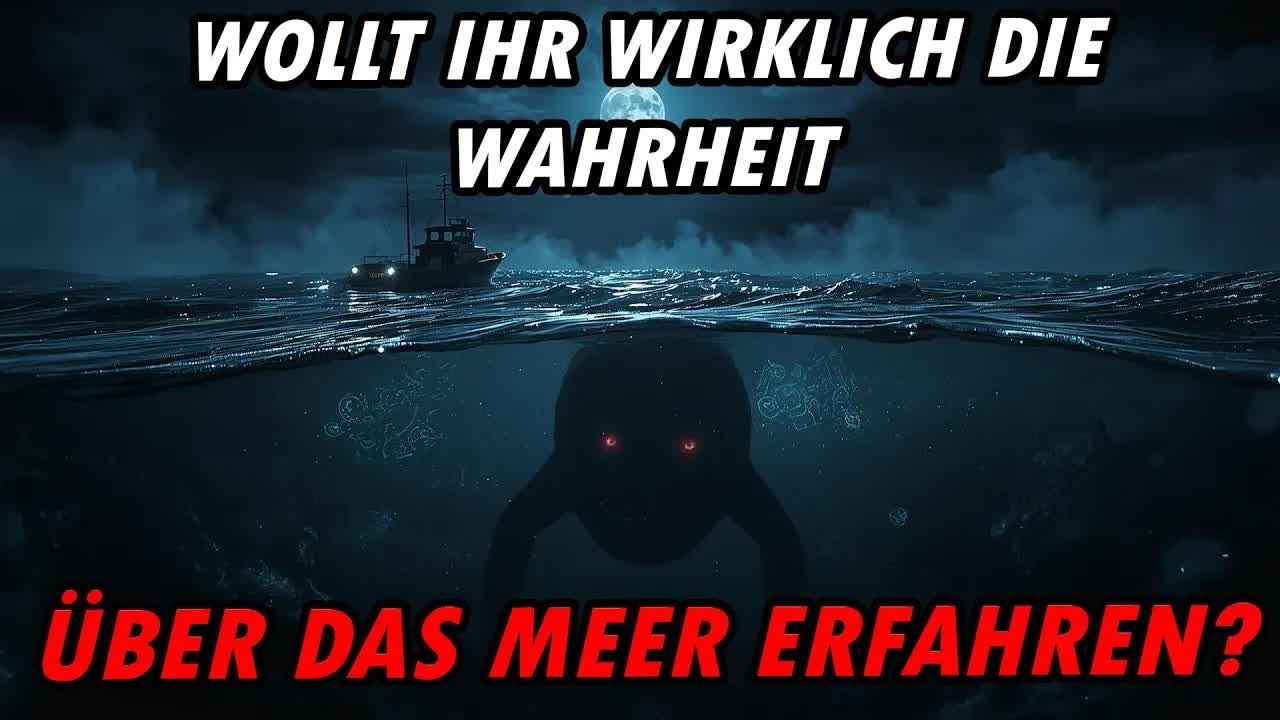 🔴 Wollt ihr wirklich die WAHRHEIT über das Meer erfahren？ 🔴 #gruselhörbuch #creepypasta