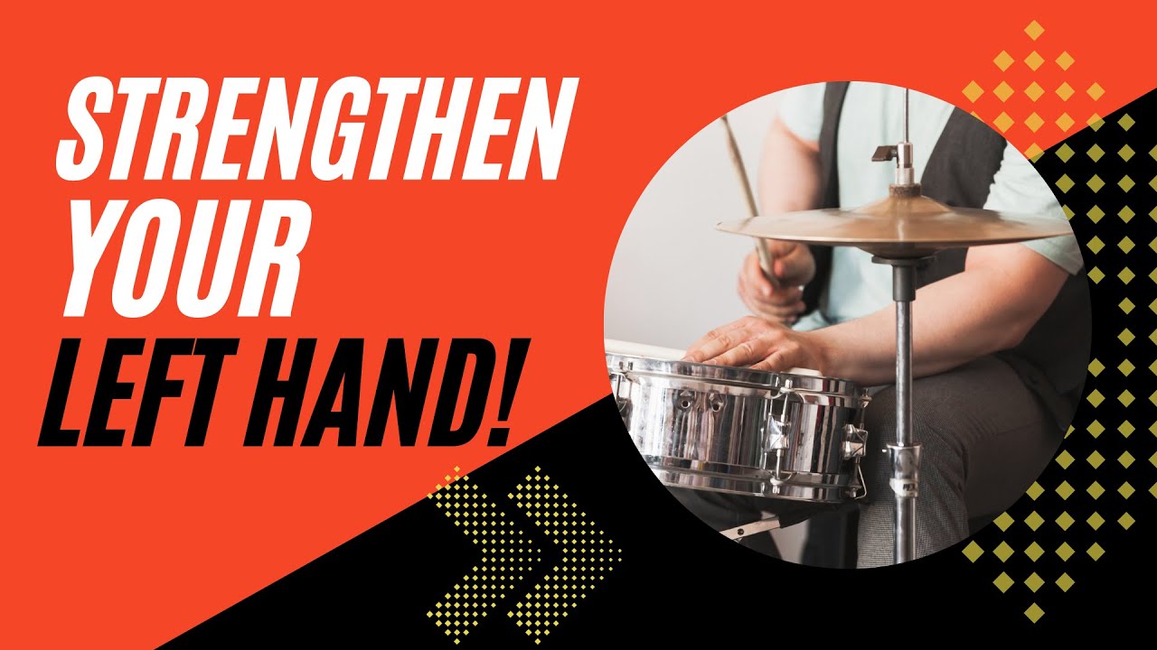 Strengthen Your Left Hand With This Groove! Funk Drumming Lesson