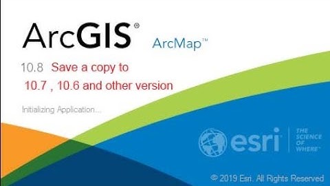 How to save ArcMap (MXD) Version to Lower Version