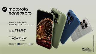 Motorola Edge 70 Pro: Stunning night shots with Sony LYT 710 - starts ₹36,999* at Flipkart