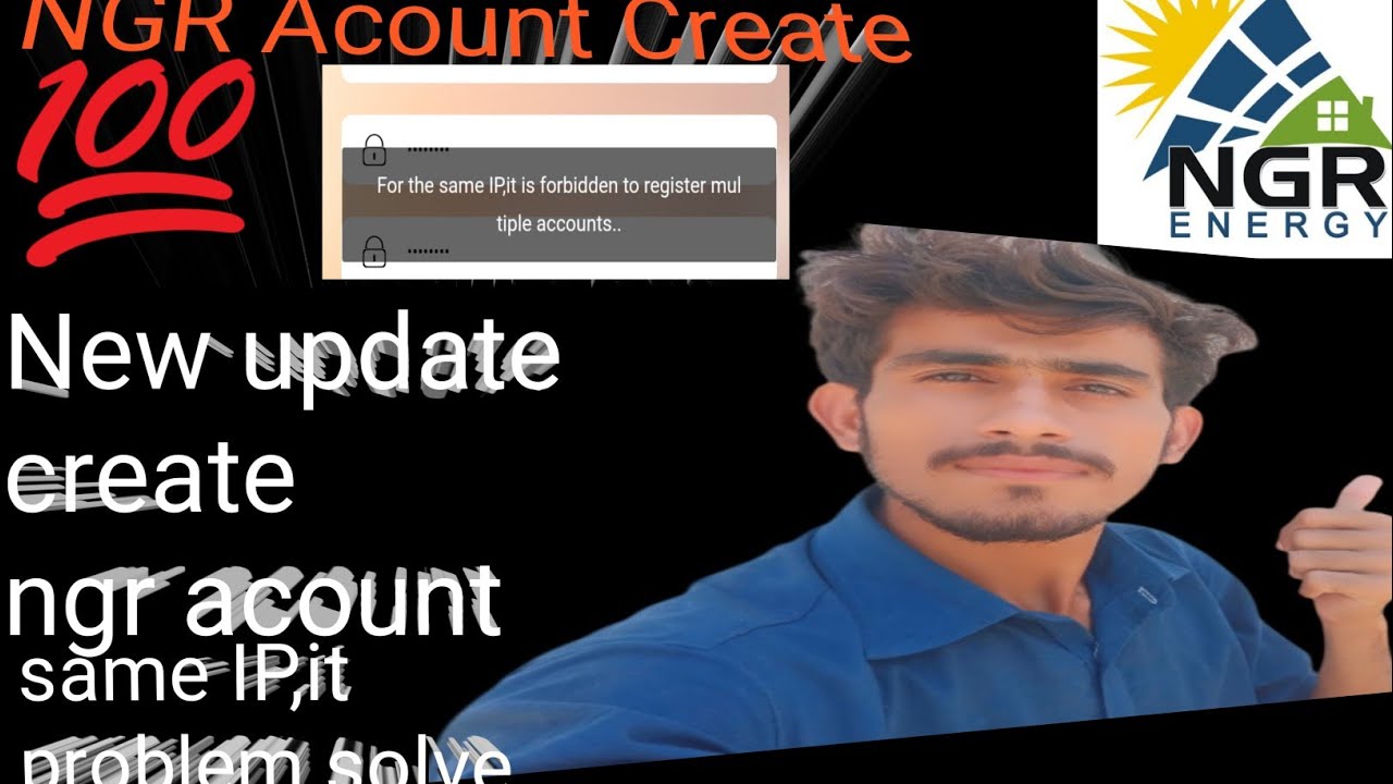 Ngr account create problem.NGR account banane ka tarika.How to create ngr energy account.