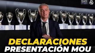 Declaraciones JOSÉ MOURINHO en su PRESENTACIÓN oficial como ENTRENADOR del REAL MADRID
