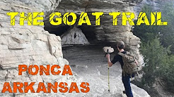 Hiking The Goat Trail Ponca ARKANSAS backpacking in the Ozark Mountains Big Bluff